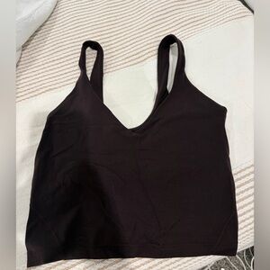 lululemon sequoia brown align tank